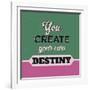 You Create Your Own Destiny-Lorand Okos-Framed Art Print