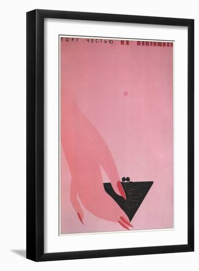 You Don't Get Richer by Selling Your Virtue, 1988-null-Framed Giclee Print