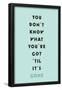 You Don't Know What You've Got 'til It's Gone-null-Framed Poster