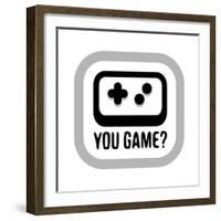 You Game 2-Enrique Rodriguez Jr.-Framed Art Print