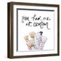 You Had Me At Contour-Gina Ritter-Framed Art Print