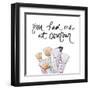 You Had Me At Contour-Gina Ritter-Framed Art Print