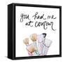 You Had Me At Contour-Gina Ritter-Framed Stretched Canvas