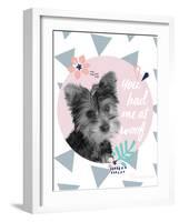 You Had Me At Woof-Rachael Hale-Framed Photo