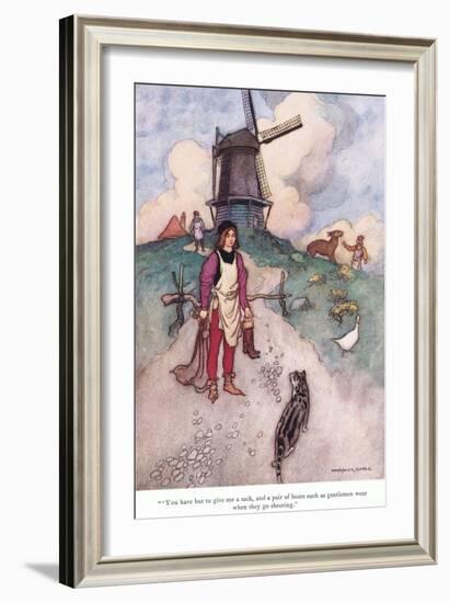 You Have But to Give Me a Sack-Warwick Goble-Framed Giclee Print