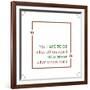 You Have to Do What Others Won't to Achieve What Others Don't. Inspirational Saying. Motivational Q-AleksOrel-Framed Art Print