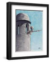 You kids get off my lawn-Marie Marfia-Framed Giclee Print