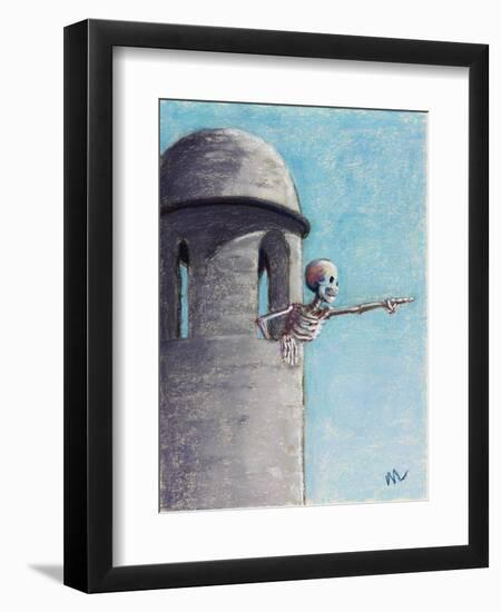 You kids get off my lawn-Marie Marfia-Framed Giclee Print