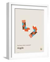 You Know What's Awesome? Argyle (Gray)-Wee Society-Framed Art Print