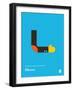 You Know What's Awesome? Elbows (Blue)-Wee Society-Framed Art Print