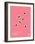 You Know What's Awesome? Fireflies (Pink)-Wee Society-Framed Art Print