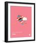 You Know What's Awesome? Kites (Pink)-Wee Society-Framed Art Print