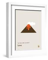 You Know What's Awesome? Lava (Gray)-Wee Society-Framed Art Print