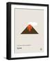 You Know What's Awesome? Lava (Gray)-Wee Society-Framed Art Print