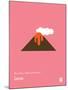 You Know What's Awesome? Lava (Pink)-Wee Society-Mounted Art Print