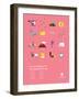 You Know What's Awesome? List (Pink)-Wee Society-Framed Art Print