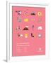 You Know What's Awesome? List (Pink)-Wee Society-Framed Art Print