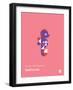 You Know What's Awesome? Seahorses (Pink)-Wee Society-Framed Art Print
