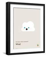 You Know What's Awesome? Wind (Gray)-Wee Society-Framed Art Print