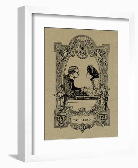 You'll Do-null-Framed Art Print