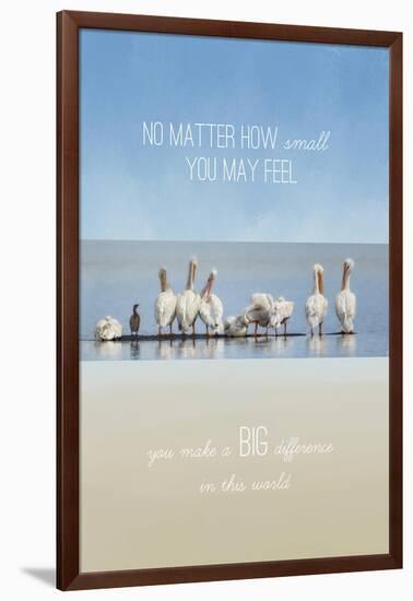 You Make a Big Difference-Jai Johnson-Framed Giclee Print