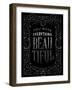 You Make Everything Beautiful-Alastor Greaves-Framed Art Print