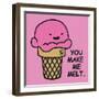 You Make Me Melt-Todd Goldman-Framed Art Print