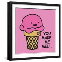 You Make Me Melt-Todd Goldman-Framed Giclee Print