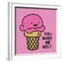 You Make Me Melt-Todd Goldman-Framed Giclee Print