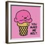 You Make Me Melt-Todd Goldman-Framed Giclee Print