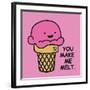 You Make Me Melt-Todd Goldman-Framed Giclee Print