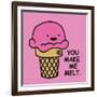 You Make Me Melt-Todd Goldman-Framed Giclee Print