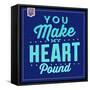 You Make My Heart Pound 1-Lorand Okos-Framed Stretched Canvas