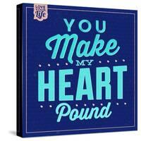 You Make My Heart Pound 1-Lorand Okos-Stretched Canvas