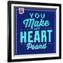 You Make My Heart Pound 1-Lorand Okos-Framed Art Print