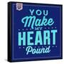 You Make My Heart Pound 1-Lorand Okos-Framed Stretched Canvas