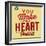 You Make My Heart Pound-Lorand Okos-Framed Art Print