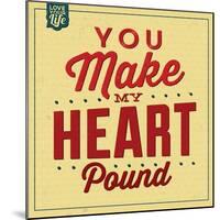 You Make My Heart Pound-Lorand Okos-Mounted Art Print