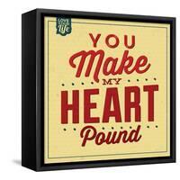 You Make My Heart Pound-Lorand Okos-Framed Stretched Canvas