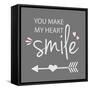 You Make My Heart Smile-Anna Quach-Framed Stretched Canvas