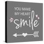 You Make My Heart Smile-Anna Quach-Stretched Canvas