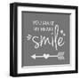 You Make My Heart Smile-Anna Quach-Framed Art Print