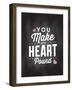 You Make My Heart-Kimberly Allen-Framed Art Print