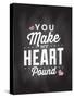 You Make My Heart-Kimberly Allen-Stretched Canvas