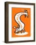 You Make My Tail Wag - Tommy Human Cartoon Print-Tommy Human-Framed Art Print