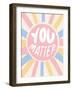 You Matter-Beth Cai-Framed Giclee Print