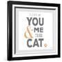 You Me and the Cat-Kimberly Glover-Framed Giclee Print