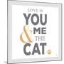 You Me and the Cat-Kimberly Glover-Mounted Giclee Print
