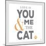 You Me and the Cat-Kimberly Glover-Mounted Giclee Print