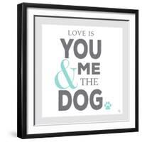 You Me and the Dog-Kimberly Glover-Framed Giclee Print